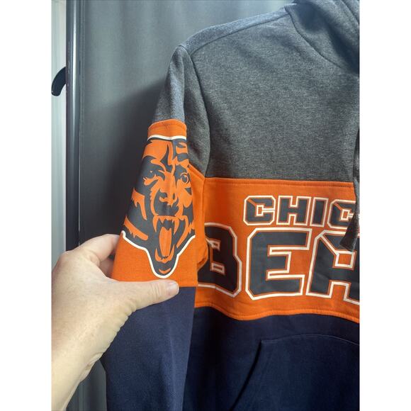 Starter Chicago Bears Pullover Hoodie Size S (b34.5) - Picture 6 of 8